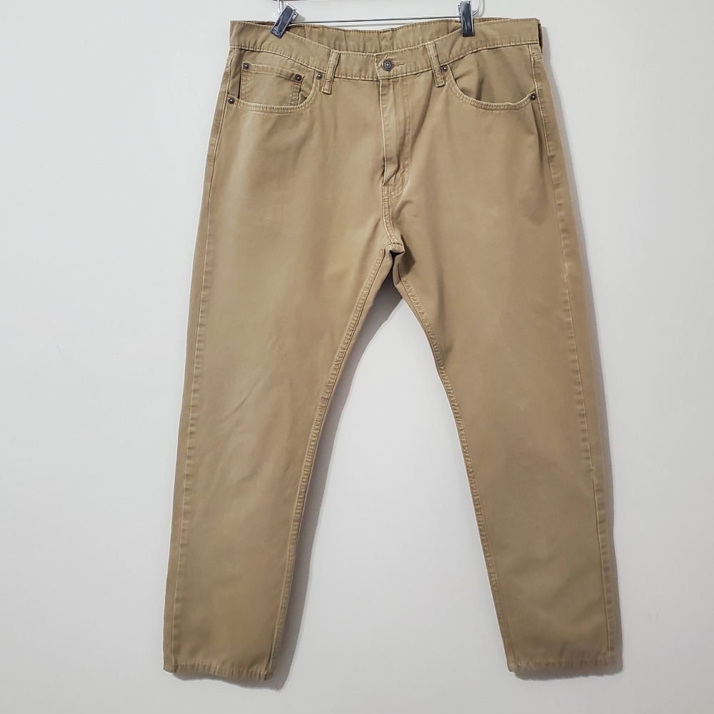Levi's 512 Slim Fit Jeans Tan 38 Waist - Picture 2 of 11